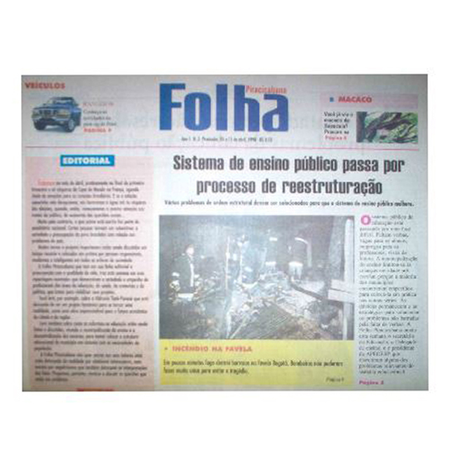 Folha Piracicabana – 1998